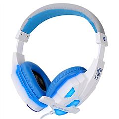 Gaming Headsets Stereo Bass Over Ear Headphones w/LED Light Earmuff w/ Mic 3.5mm Plug USB 6.89FT Cord Fit For PS5/PS4/PS4 Pro/Slim/PSP/ Nintendo Switc