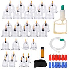 32 Cups Chinese Massage Therapy Cupping Set Body Vacuum Suction Kit Acupoint Massage Kit