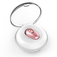 Unilateral Wireless Earbud Mini In-Ear Headset Rechargeable with Built-in Mic Charging Case Sweat Resistant Earphone