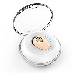 Unilateral Wireless Earbud Mini In-Ear Headset Rechargeable with Built-in Mic Charging Case Sweat Resistant Earphone