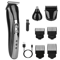 3 in 1 Rechargeable Hair Clipper Cordless Hair Trimmer Shaver Electric Razor Beard Trimmer Nose Hair Trimmer