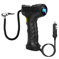 Portable Car Tire Inflator DC 12V Digital Car Air Pump Compressor Electric Air Pump w/LED Light 150PSI