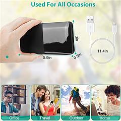 20000mAh Portable Charger Power Bank External Battery Pack w/ Digital Display Dual USB Charge Ports