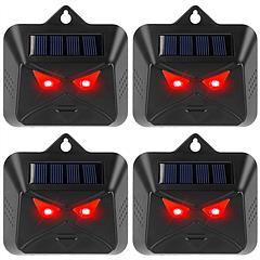 4Pcs Solar Predator Control Light Coyote Deterrent Deer Bird Repeller Lamp Animal Repellent for Garden Farm