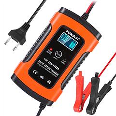 Car Battery Charger 12V 5A LCD Intelligent Auto Motorcycle Boat ATV Recover Pulse Repair