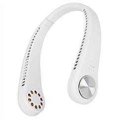 Portable Hanging Neck Fan Personal USB Bladeless Fan Mini Cooling Air Cooler Little Electric Air Conditioner with 3 Wind Speeds