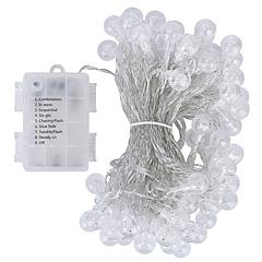 32.8Feet Globe String Lights Battery Powered Waterproof Decorative Fairy Lamp with 8 Lighting Modes Remote Control for Garden Lawn Patio