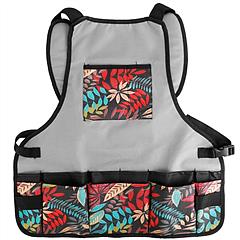 15-Pocket Work Tool Apron 600D Oxford Cloth Gardening Tool Bib Aprons for Men Women Carpenter