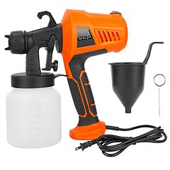 700W Electric Paint Sprayer Handheld HVLP Spray Painter Painting Spray Gun For Fences Brick Walls w/ 3 Spray Patterns 800ML Detachable Cup