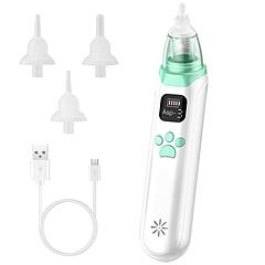 Rechargeable Baby Nose Cleaner with Soothing Music Mucus Snot Booger Cleaner Anti-Backflow for Baby Infant 3 Intensity