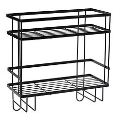 Over The Toilet Storage Shelf Rack Organizer 2 Tier Bathroom Holder Space Saver No Drilling Restroom Organizer