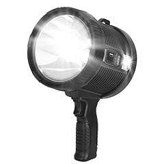 30000LM Rechargeable LED Searchlight IPX6 Waterproof Portable Handheld Spotlight Flashlight with 3 Color Filter Lens 6 Lighting Modes
