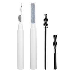 Cleaning Kit Short Spiral Brush Long Spiral Brush Cleaning Pen Flocking Sponge Brush Pen Fit For Airpods Charging Case Camera Phone