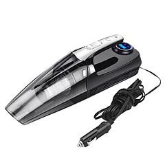 4 in 1 Car Handheld Vacuum Cleaner Corded DC 12V Car Auto Home Duster Tire Inflator Pump Pressure Gauge Wet Dry Powerful Suction with Accessory Kit