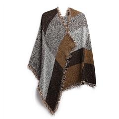 NPolar Women Winter Warm Scarf 74.8x25.6In Long Soft Knitted Shawl Extra Thick Plaid Blanket Wrap Cape