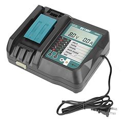 Rapid Charger Replacement Fit for Makita 14.4-18V Battery BL1860 BL1830 BL1850 with
LCD Display USB Port