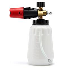1/4in Snow Foam Washer Car Wash Soap Lance Cannon Spray Pressure Jet Bottle 1L