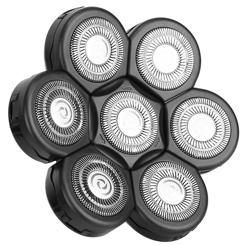 Electric 7D Rotary Replacement Blade Bald Shaver Replacement Heads