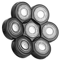 Electric 7D Rotary Replacement Blade Bald Shaver Replacement Heads Electric Razor Head Easy To Clean