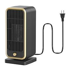 500W Portable Electric Heater PTC Ceramic Heating Space Heater Overheating Tip Over Protection 3S Heating Space For 322 Sq FT Home Office Use