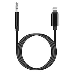 IOS 8 Pin to 3.5mm Aux Car Audio Adapter Cord 3.5mm Headphone Jack Adapter Fit For iPhone 13/12/11/XR/XS/X/8/7/6 Plus/SE/iPad Pro/Air/mini/iPod Touch 