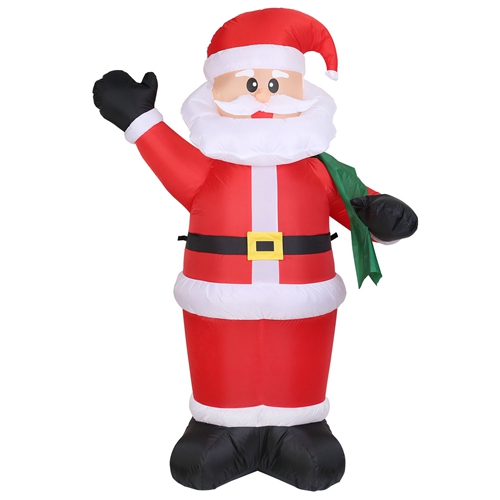 6.4ft Inflatable Christmas Giant Santa Claus Blow up Light up Santa