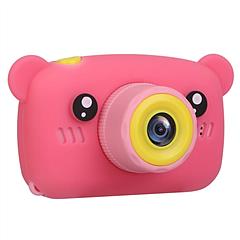 Kids Digital Camera Child Video Camera Children Camcorder Christmas Toy Birthday Gifts with 2.0in Screen 4X Digital Zoom 5 Games 32G MMC Card for 3-10