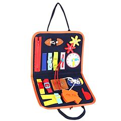 Kids Busy Board Sensory Activity Board Preschool Learning Toys Montessori Educational Gift for 1-6 Years Old Baby Toddler Girls Boys