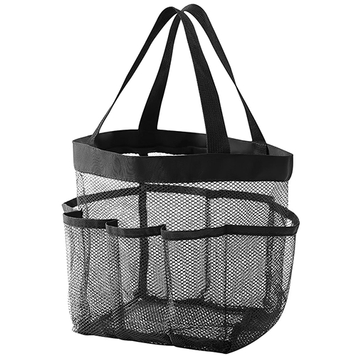 Mesh Shower Caddy Bag Portable Tote Bag Organizer Storage Hanging