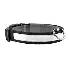 LED Dog Collar USB Rechargeable Adjustable Dog Safety Collar Night Safety Flashing Luminous Light up Collar