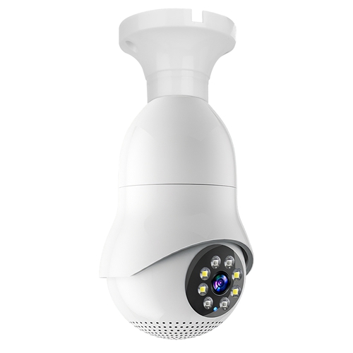 E27 WiFi Bulb Camera 1080P FHD WiFi IP Pan Tilt Security Surveillance