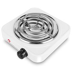 1000W Electric Single Burner Portable Coil Heating Hot Plate Stove Countertop RV Hotplate with Non Slip Rubber Feet 5 Temperature Adjustments