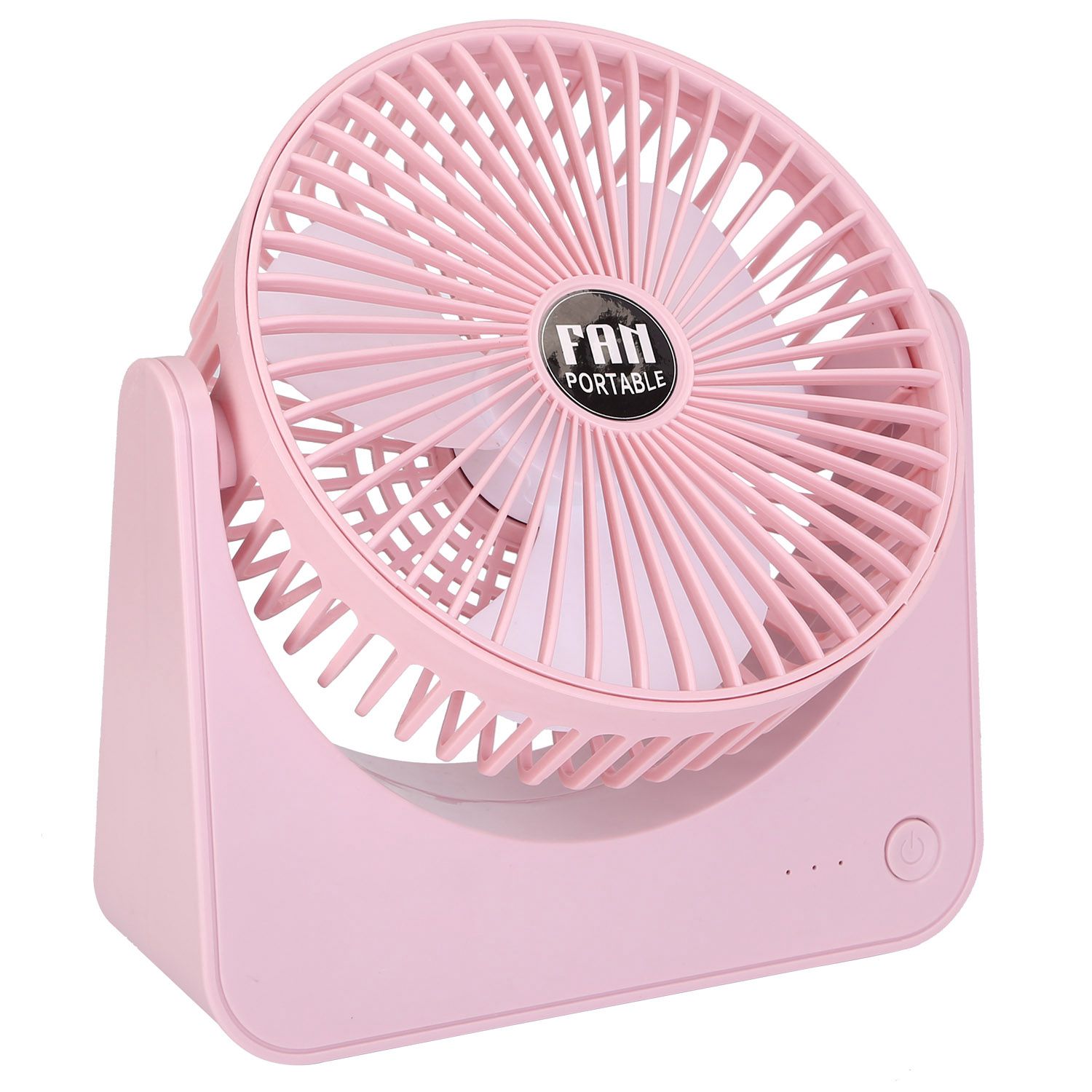 6.5in Desk Fan USB Powered 3 Speeds Table Cooling Fan Tilt Quiet