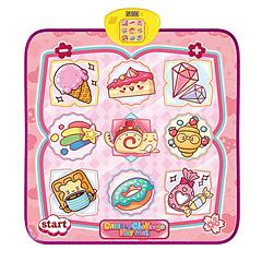 Cake Dance Mat for Kids Electronic Music Dance Pad with 6 Modes Built-in Music Adjustable Volume Optimal Gift for Boys Girls Aged 3+ Years Old