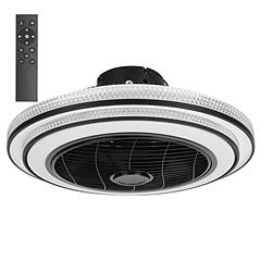 20.5in Ceiling Fan with Light Round Pendant Fan Lamp 30W LED Ceiling Fan with 3-Fan Speed Remote Control Timer APP Control