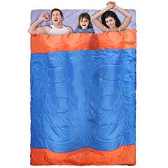 3 People Sleeping Bag for Adult Kids Lightweight Water Resistant Camping Cotton Liner Cold Warm Weather Indoor Outdoor Use 3 Season with Sack for Spri