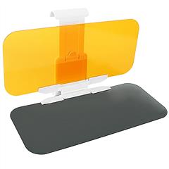 Sun Visor Extender for car 2 in 1 Anti-glare Driving Visor with Adjustable View Angles Day Night Automobile Sun Anti-UV Block Visor for Clearer Vision
