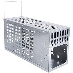 Humane Live Mouse Trap Reusable Metal Rat Rodent Cage Catch Release Continuous Capture Indoor Outdoor Pet Children Safe