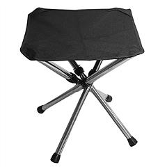 Foldable Camping Stool Retractable Portable Folding Chair Easy Setup Lightweight Backpacking Stool Carry Bag Fishing Camping Hiking BBQ