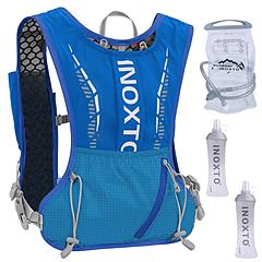 Sport Hydration Vest Running Backpack with 15oz 50oz Water Bladder Adjustable Strap Storage Bag for Trail Running Marathon Race Hiking