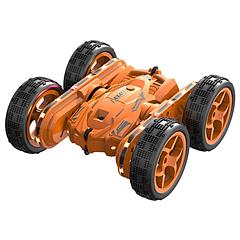 Kid Driving RC Stunt Car 7 Color Strip Light Dynamic Music Swing Arm Double-sided   Rolling Remote Control Car Off Road 2.4GHz 4WD Rechargeable Racing