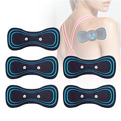 5Pcs Replaceable Neck Massager Pads Portable Reusable Cervical Vertebra Massager Pads Replacement 60Times Endurance Time