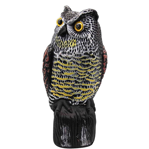 Millwood Pines Brid Owl With Flashing Eyes&Frightening Sound For Garden