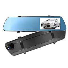 1080P Car DVR 4.3in Camera Dash Cam Camcorder Camera Recorder with 140° Angle Loop Recording Motion Detection Picture-in-Picture Display G-sensor