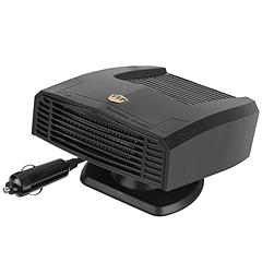 24V 180W Portable Car Heater Heating Fan 2 in 1 Defroster Defogger Demister Windshield Heater Automotive Cooling Fan with 360°Rotating Base