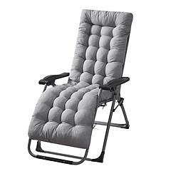 66.92x22.04in Thickened Chaise Lounger Cushion Recliner Rocking Chair Sofa Mat Deck Chair Cushion