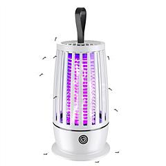 Rechargeable Mosquito Killer Lamp Bug Zapper with Night Light Strap Mosquito Catcher with Max 1615Square Feet Range UV Light for Indoor Outdoor