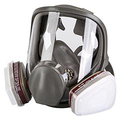 Full Face Respirator Mask Reusable Gas Mask 6800 Facepiece Respirator 15 in1 Full Face Cover Set with Storage Bag Against Gases Dust Vapors for Weldin