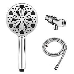 Handheld Filtered High Pressure Shower Head with 5FT Hose Bracket 8 Spray Modes 2 Wash Modes Water Saving Showerhead with Filter System Remove Chlorin