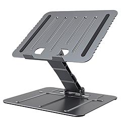 Laptop Stand Riser Stepless Angle Adjustable Ergonomic Notebook Holder Heat Dissipation Notebook Elevator for Laptop Tablet Drawing Board up to 15.6in